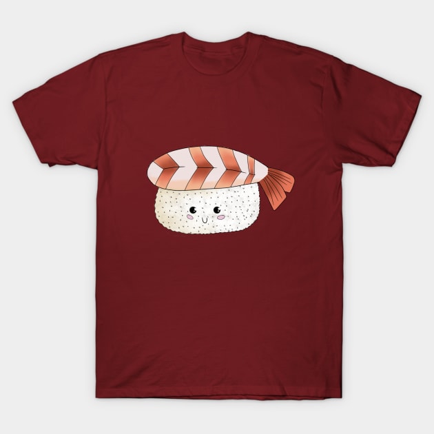 Cute Sushi Design T-Shirt by Mydrawingsz